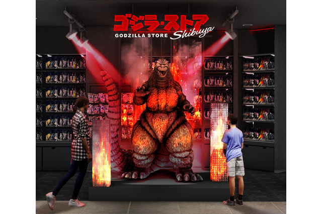 2mの巨大スタチューがお出迎え！「ゴジラ・ストア」が渋谷にオープン！ 限定グッズや新アパレルも展開 画像