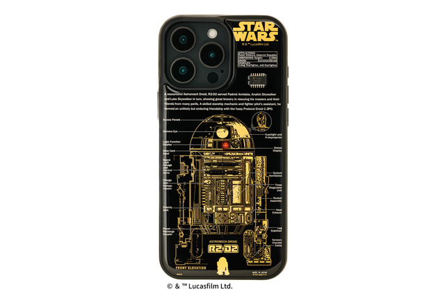 「スター・ウォーズ」R2－D2、ダースベイダー、デス・スターもデザイン！ 電池無しでLEDが光るiPhone16用ケース登場 画像