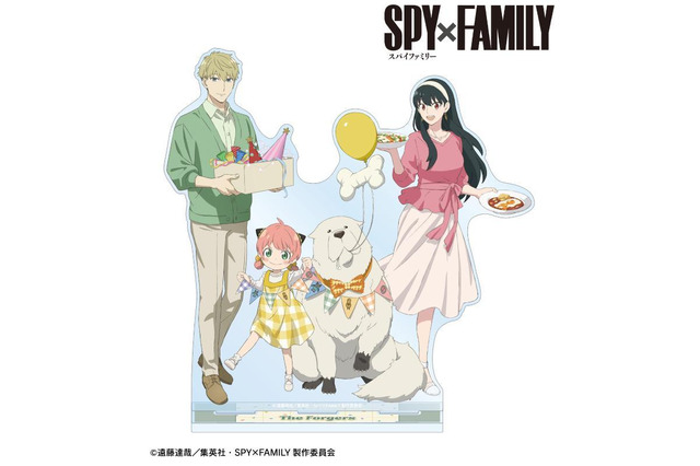 「SPY×FAMILY」アーニャたちとホリデーパーティー♪ ユーリ、フィオナも一緒！Tシャツ、アクスタなど登場 画像