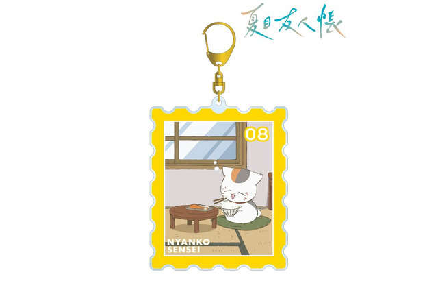 「夏目友人帳」ニャンコ先生、8時から19時まで1日のルーティンがグッズ化!? Tシャツ、トレーディングアイテムなど 画像