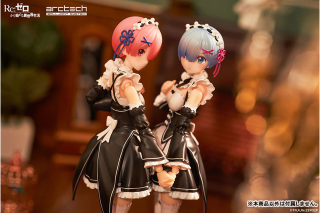 「姉様姉様」「レムレム」…「リゼロ」ラム＆レムの可動フィギュア登場♪ どんなポーズで楽しむ？ 画像