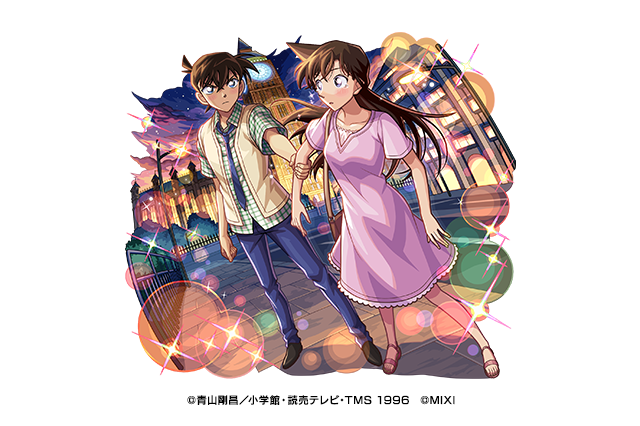 「名探偵コナン」新一＆蘭や長野県警、バーボン＆ベルモットも！モンストコラボ第2弾 画像