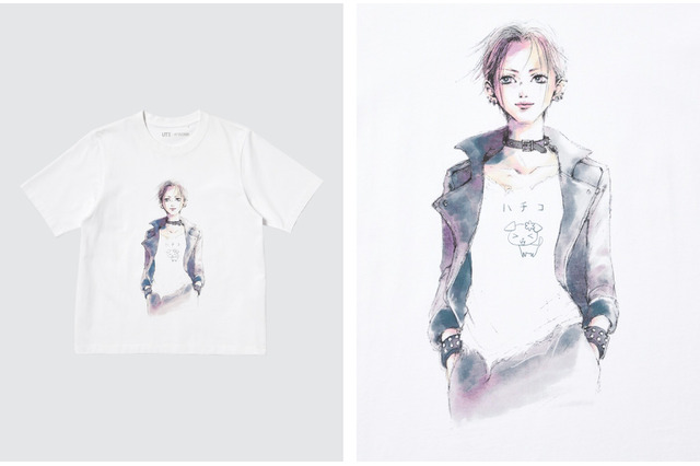 矢沢あい描き下ろしのナナをデザイン！ ユニクロ「UT」コラボTシャツに「NANA」「天ない」など 画像