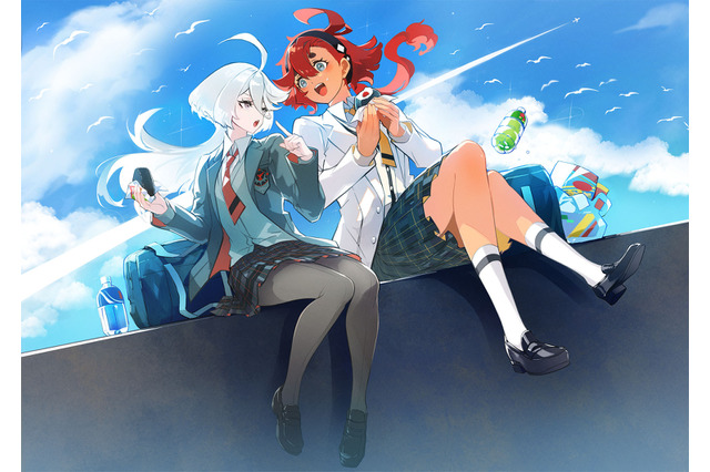 「ガンダム 水星の魔女」女子高生のスレッタとミオリネが出会う!? スピンオフマンガが始動 画像