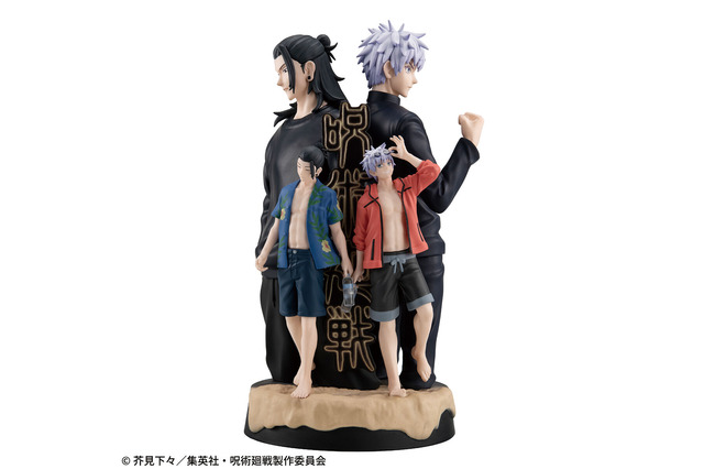 「呪術廻戦 懐玉・玉折」五条悟＆夏油傑、“あの頃”の2人がスタチューに！「それに オマエもいる」 画像
