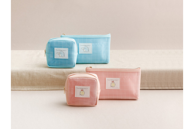 「リラックマ」「すみっコぐらし」メッシュポーチ、ニットバッグ…日常使いに便利な新グッズ登場♪ エコロンに新色 画像