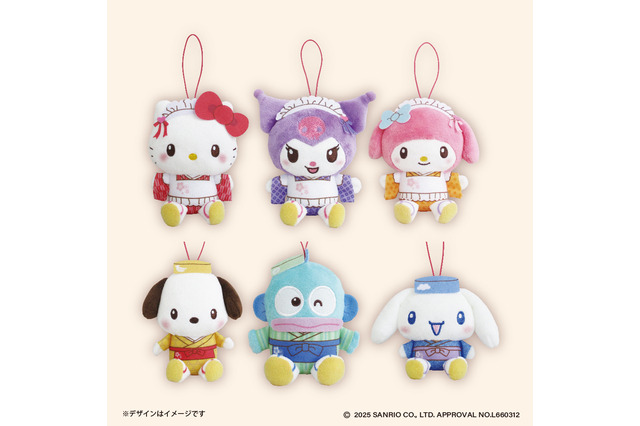 「サンリオ」キティやマイメロ、クロミたちが“和菓子ティータイム”♪ 「GiGO」コラボ開催 画像