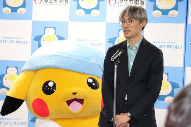 ピカチュウ&カビゴンが厚生労働大臣に表敬訪問「ポケモンスリープ」“睡眠応援大使”に就任―株ポケ・宇都宮COOも登壇 画像
