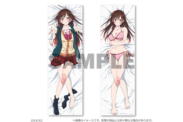 「かのかり」千鶴、瑠夏らの水着姿と制服姿…どっちで添い寝する？「抱き枕カバー」がリニューアルされ再販中 画像