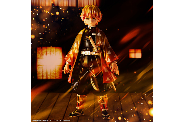 「鬼滅の刃」“これは俺の型だよ” 我妻善逸が、超絶クオリティフィギュアに！煉獄さん＆義勇たちの浴衣姿もグッズに♪ ナムコ限定景品 画像