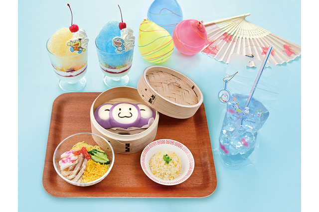 「ドラえもん F’sキッチン」期間限定の“夏祭り”フェア開催♪ 「チンプイ」冷やし中華セットやかき氷パフェが登場 画像