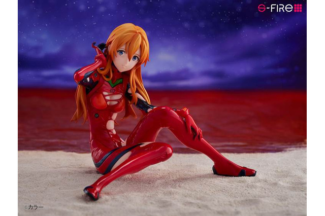 半壊プラグスーツの隙間から見える素肌にドキドキ…「シン・エヴァ」版アスカが魅惑的な上目遣いでフィギュア化 画像