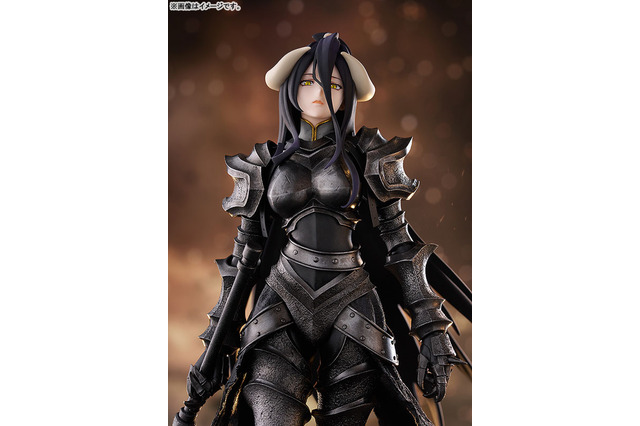 “正妻”アルベド、鬼気迫る表情で戦場を往く― 「オーバーロード」人気ヒロインが「POP UP PARADE」でLサイズフィギュア化 画像