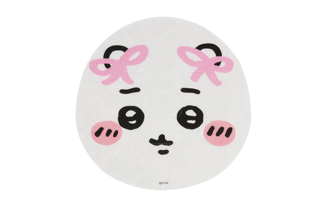 「ちいかわ」ハチワレ、古本屋…誰のお顔でスキンケアする？ フェイスマスク第3弾登場！リボン姿がキュート♪ 画像