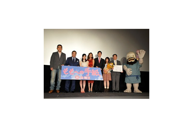 製作7年　「ももへの手紙」遂に劇場に　沖浦監督も感無量の初日舞台挨拶 画像