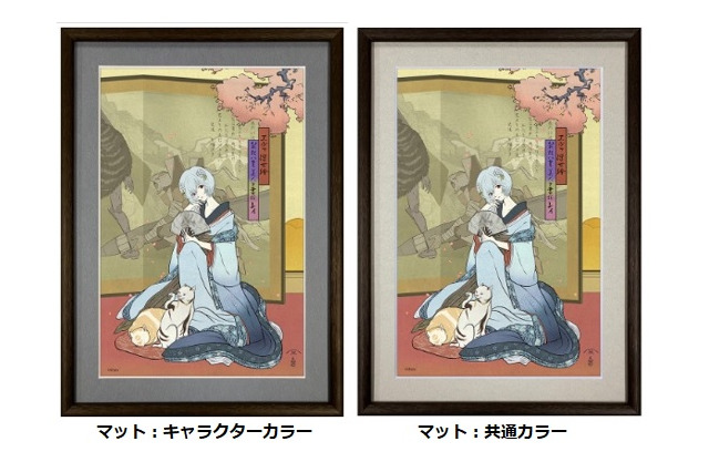 「エヴァ」レイ、アスカ、マリがしっぽり美人♪「鳳凰三美人図」モチーフのエヴァ浮世絵が登場 画像