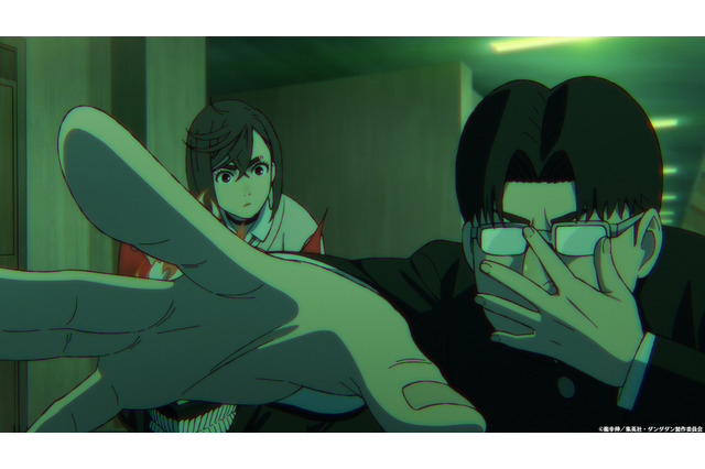 夏アニメ「ダンダダン」モモとオカルンが金の玉が出ると噂の団地に向かうが…金太が尾行してきて!? 第22話先行カット 画像