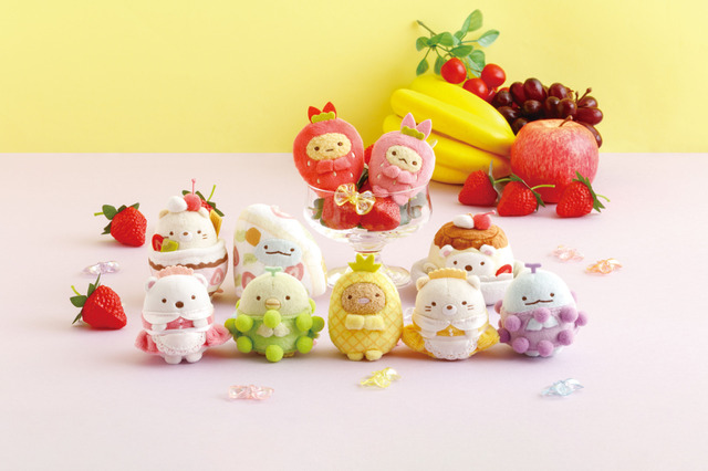 「すみっコぐらし」しろくま、ぺんぎん？たちと10周年をお祝い♪ ねこ、とかげはフルーツパーラーごっこも？ 新グッズ登場 画像