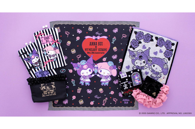「サンリオ」マイメロディ＆クロミが「ANNA SUI」コラボ♪ レトロでキュートな“ダイナー”デザインに 画像