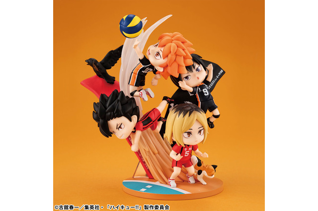 「ハイキュー!!」“ゴミ捨て場の決戦”をイメージ！日向、影山、研磨、黒尾が一緒にディフォルメフィギュア化 画像