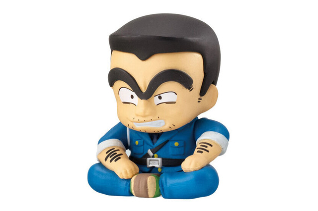 不機嫌そうな両さんに、激怒する部長！「こち亀」がガシャポン「まちぼうけ」に登場ーキャラクターの個性を表現した全5種 画像