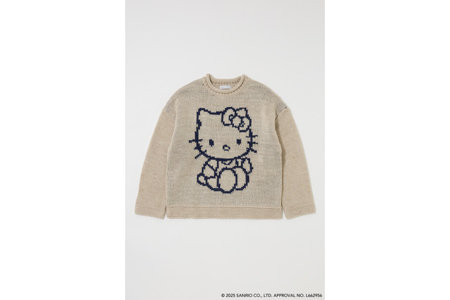 「サンリオ」ハローキティ、ニットの優しさに秋冬はほっこり♪ 「MOUSSY」コラボアパレル登場 画像