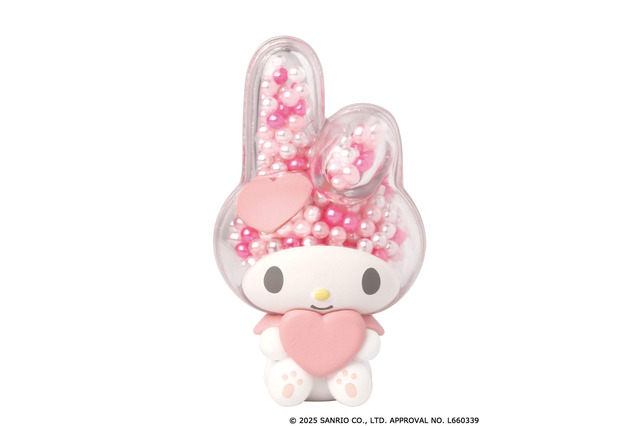 「サンリオ」マイメロちゃんのカラフルビーズがときめく♪ クリア素材しか勝たん！ マスコットがカプセルトイに登場 画像