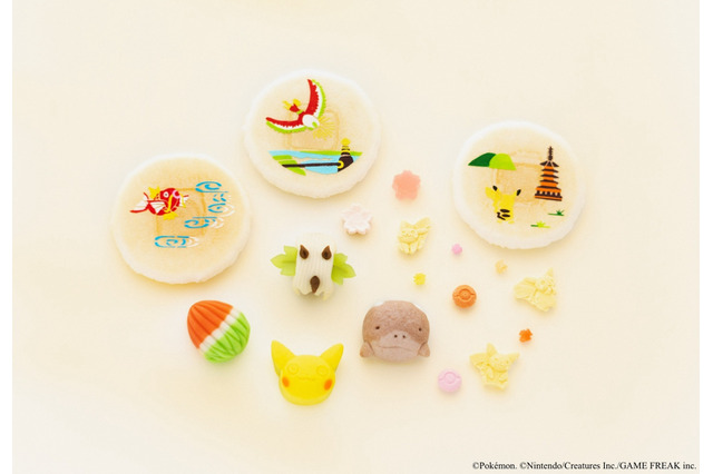 「ポケモン」ピカチュウ・コイキング・ホウオウなどをモチーフにした“京菓子”が誕生！ 画像