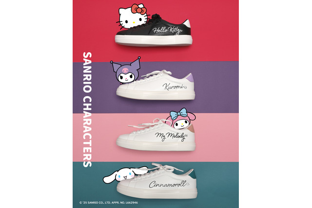「サンリオ」大人だってかわいく♪ キティ、クロミ、マイメロ、シナモンを“洗練”デザイン！シューズ登場 画像