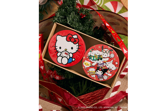 ハローキティたちがクリスマスセーターでパーティ♪ 限定デザインがキュートすぎ！「スチームクリーム」クリスマス商品が登場 画像