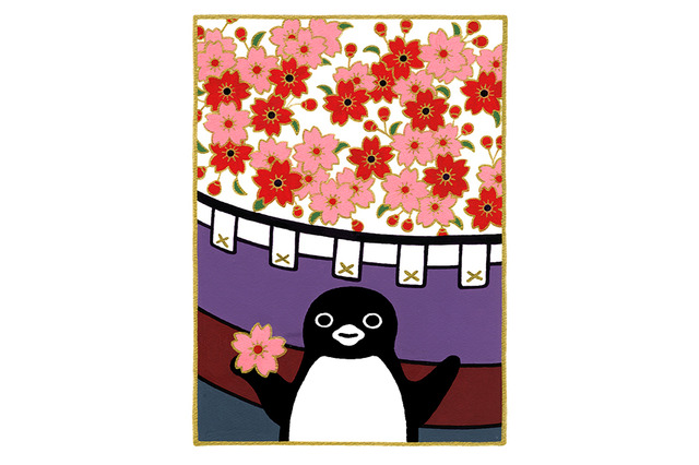 「Suicaのペンギン」手掛けた坂崎千春の版画展「はんなりペンギン」が京都で開催中 画像