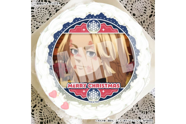 「東リベ」クリスマスに日和ってる奴いる？いねえよなぁ!?　マイキー、タケミチたちのクリスマスケーキ♪  描きおこしミニキャラ版も 画像