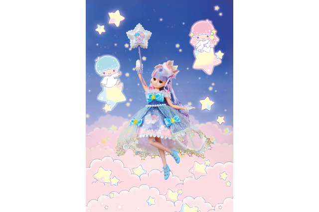「リカちゃん」×キキ&ララの“ゆめかわいい”世界観がキュート♪ リトルツインスターズ50周年を記念した特別仕様 画像