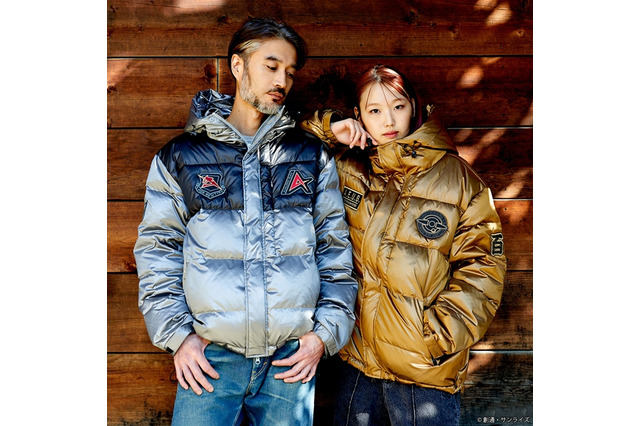 「Zガンダム」「逆襲のシャア」「閃光のハサウェイ」のダウンジャケットが新登場！冬の防寒は“百式・アムロ・マフティー”にお任せ!! 画像
