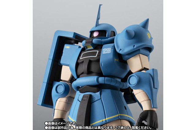 赤ではなく青！ロバート・ギリアム大佐の高機動型ザクIIがフィギュア化！多数の武器を携えて戦場に舞い降りる 画像
