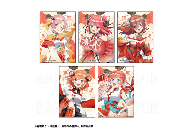 「五等分の花嫁」三玖、四葉たちが“金魚絢爛”で華やかなドレス姿に♪ アクスタなど新作グッズ多数登場 画像