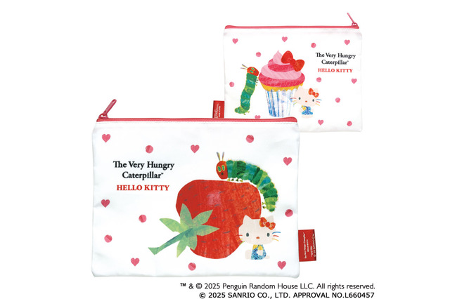 「サンリオ」キティ×はらぺこあおむし♪ ラブリーなコラボがかわいすぎー！ トートバッグやポーチなどカプセルトイに登場 画像