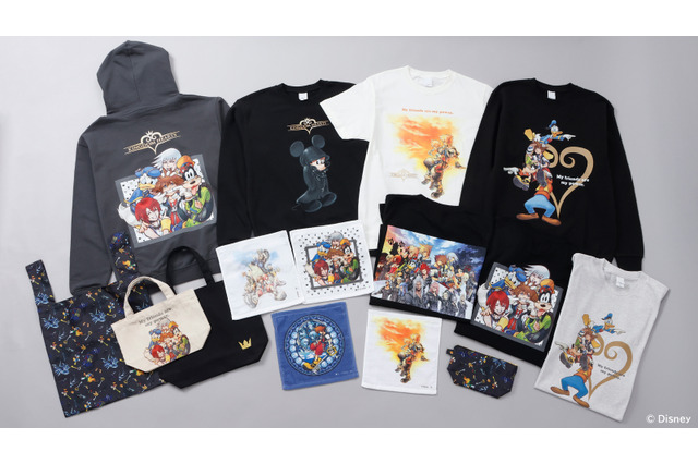 エモい…！「キングダム ハーツ」ソラ、ロクサスたちの美麗アートが新グッズに♪ 秋葉原で物販イベント 画像