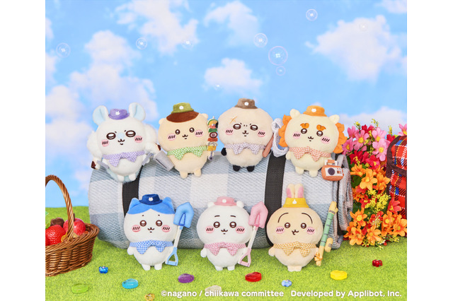 「ちいかわ」ハチワレ、うさぎたちとピクニック＆江戸へ♪ スマホアプリ「ちいぽけ」公式グッズ第1弾が登場 画像