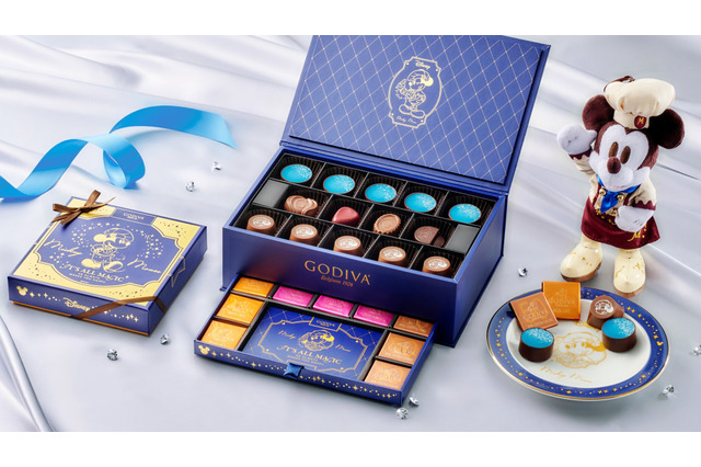 【ディズニー×ゴディバ】2026バレンタインコレクションを発表！ ショコラティエ姿のミッキーをデザイン♪ 画像