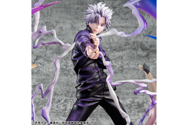 「呪術廻戦」五条悟 虚式・紫を放つ姿がフィギュアに― 見開いた両目も鮮やか！ 画像