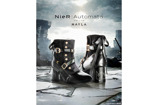 「NieR:Automata」9Sをイメージ♪“ナインズって呼んでくれていいんですよ？”「MAYLA」ショートブーツ登場＆2Bのパンプスも 画像