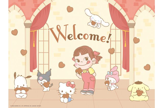 「サンリオ」×「ペコちゃん」コラボも！レトロ可愛い＆チョコの相性は無敵♪ 不二家のバレンタインイベントが開催 画像