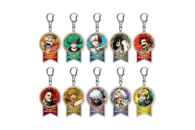 “福岡に私が来た！”「ヒロアカ」原画展 福岡で4月11日より開催！人気キャラをメダル風キーホルダーにした新作グッズも 画像