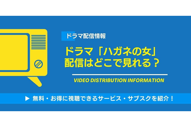 ドラマ「ハガネの女」の配信はどこで見れる？無料視聴できるサービス・サブスクを紹介！ 画像