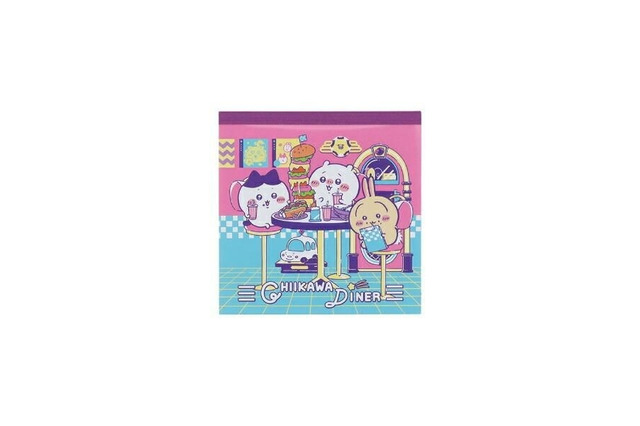 「ちいかわ」レトロかわいい最新文具が登場！ダイナーでモグモグするちいかわたちがキュート♪ 画像