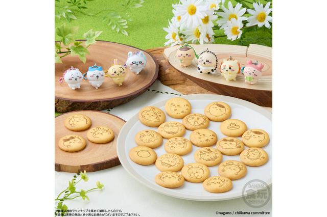 「ちいかわ」ハチワレ、うさぎ、モモンガたちが「マスコットつきビスケット」になって登場☆ 画像