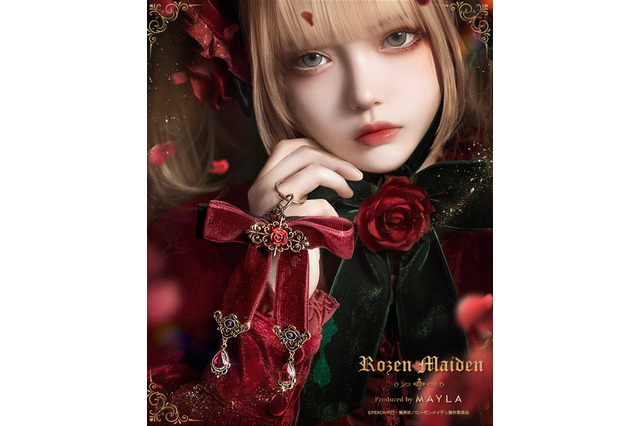 「ローゼンメイデン」水銀燈、真紅、雪華綺晶をラグジュアリーに表現！「MAYLA」ヘアオブジェ＋バッグチャームが登場 画像