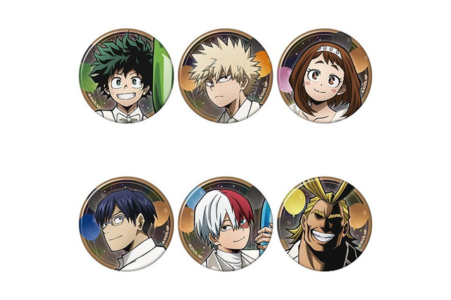 デクはタキシード姿、お茶子は純白ドレスでお祝い♪ 「ヒロアカ」オールマイトや爆豪たちが10周年をお祝い！ アニメイトでフェア開催 画像