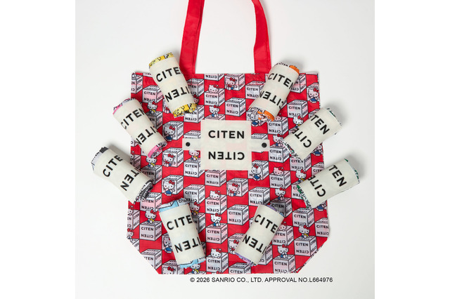 「サンリオ」キティちゃん、シナモロールがシンプル＆遊び心あるデザインに☆ CITENとコラボアイテム27種登場♪ 画像